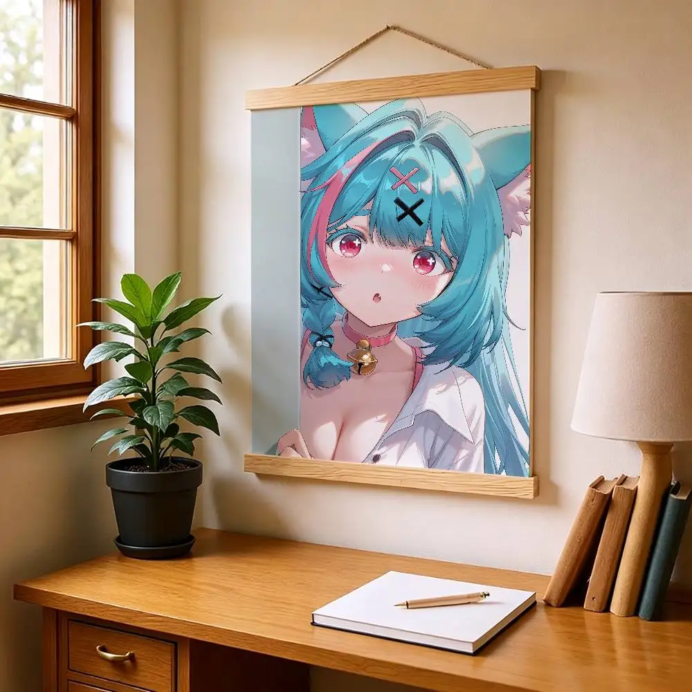 N-NTE Cute M-Mint  Poster HD Self Adhesive Waterproof Wall Art Ideal for Home Office Dorm Gift Customizable