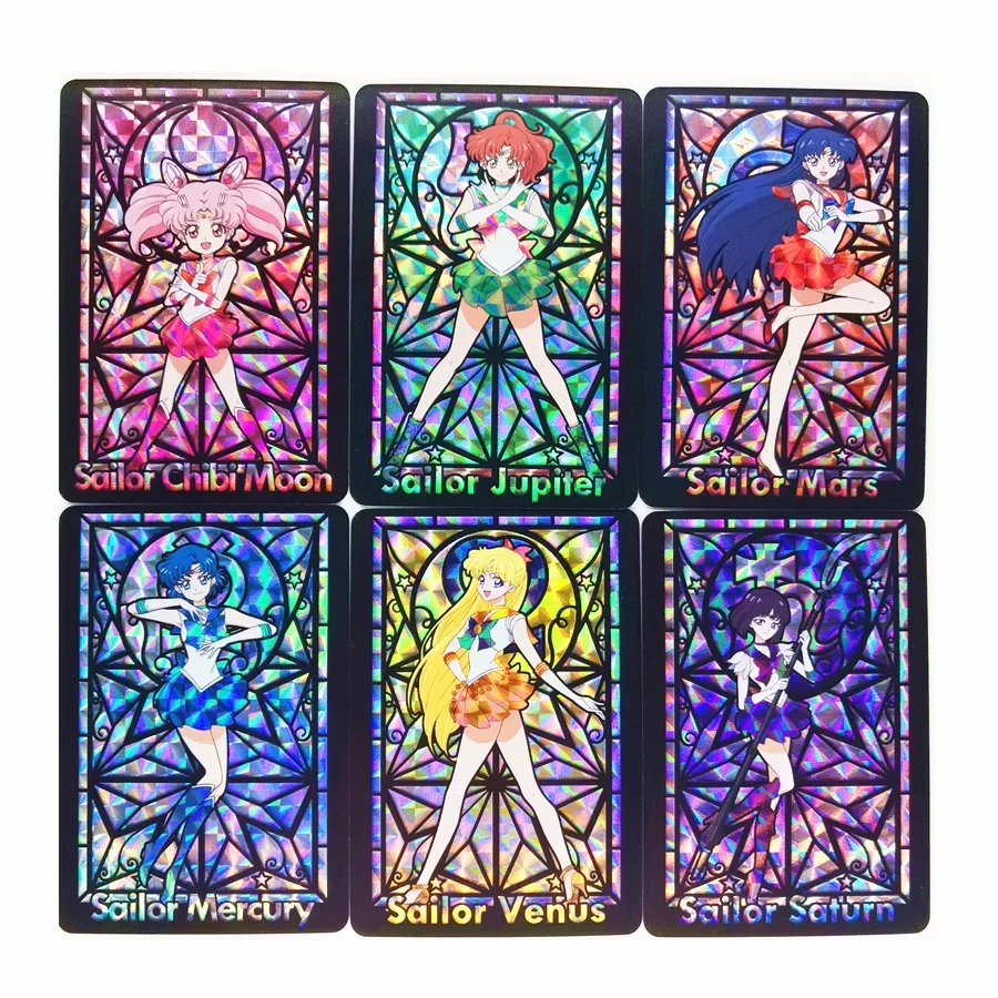 

12pcs/set Church Style Stained Glass Taiwan Toys Hobbies Hobby Collectibles Game Collection Anime Cards