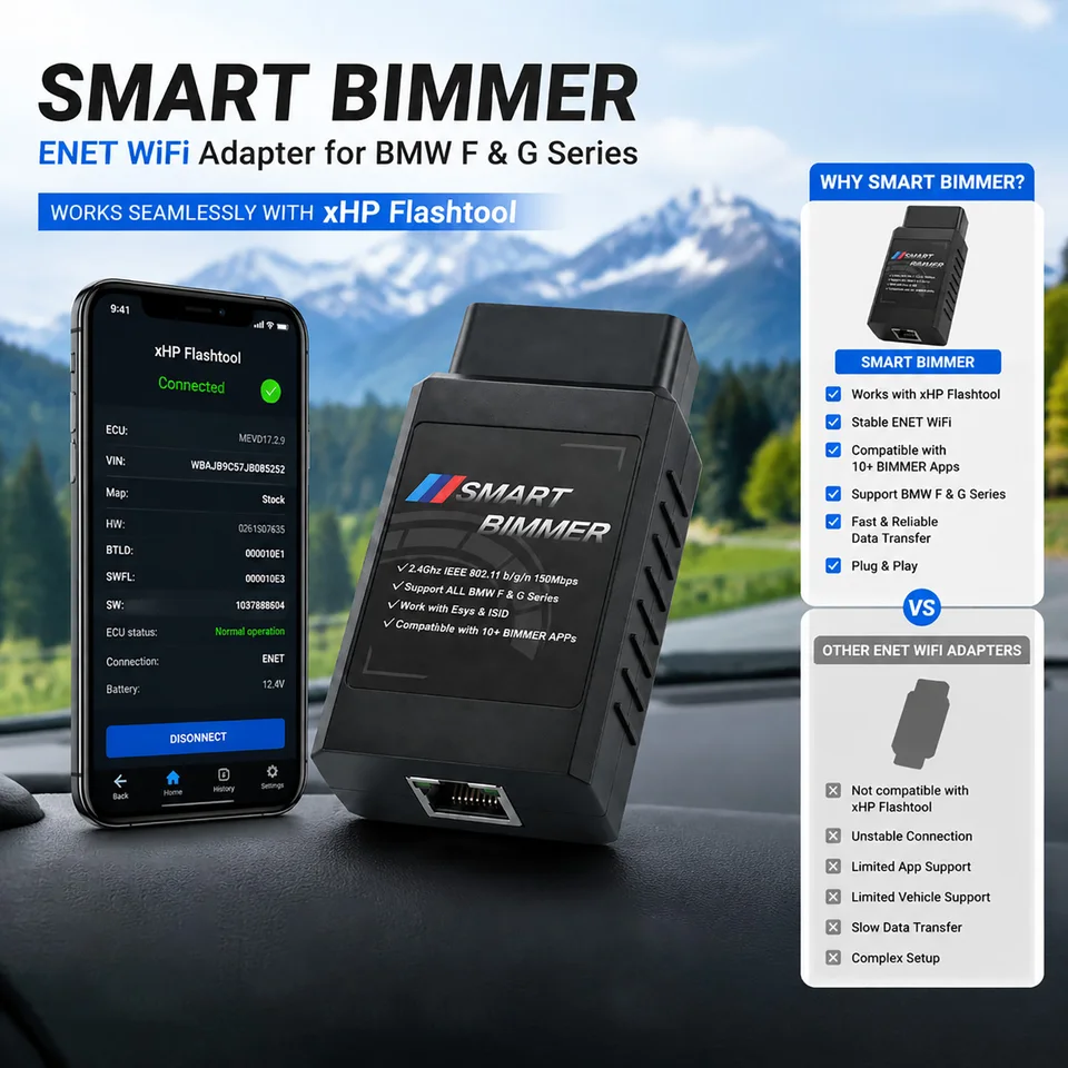BMW OBD2 WiFi Adapter for F/G/I Series