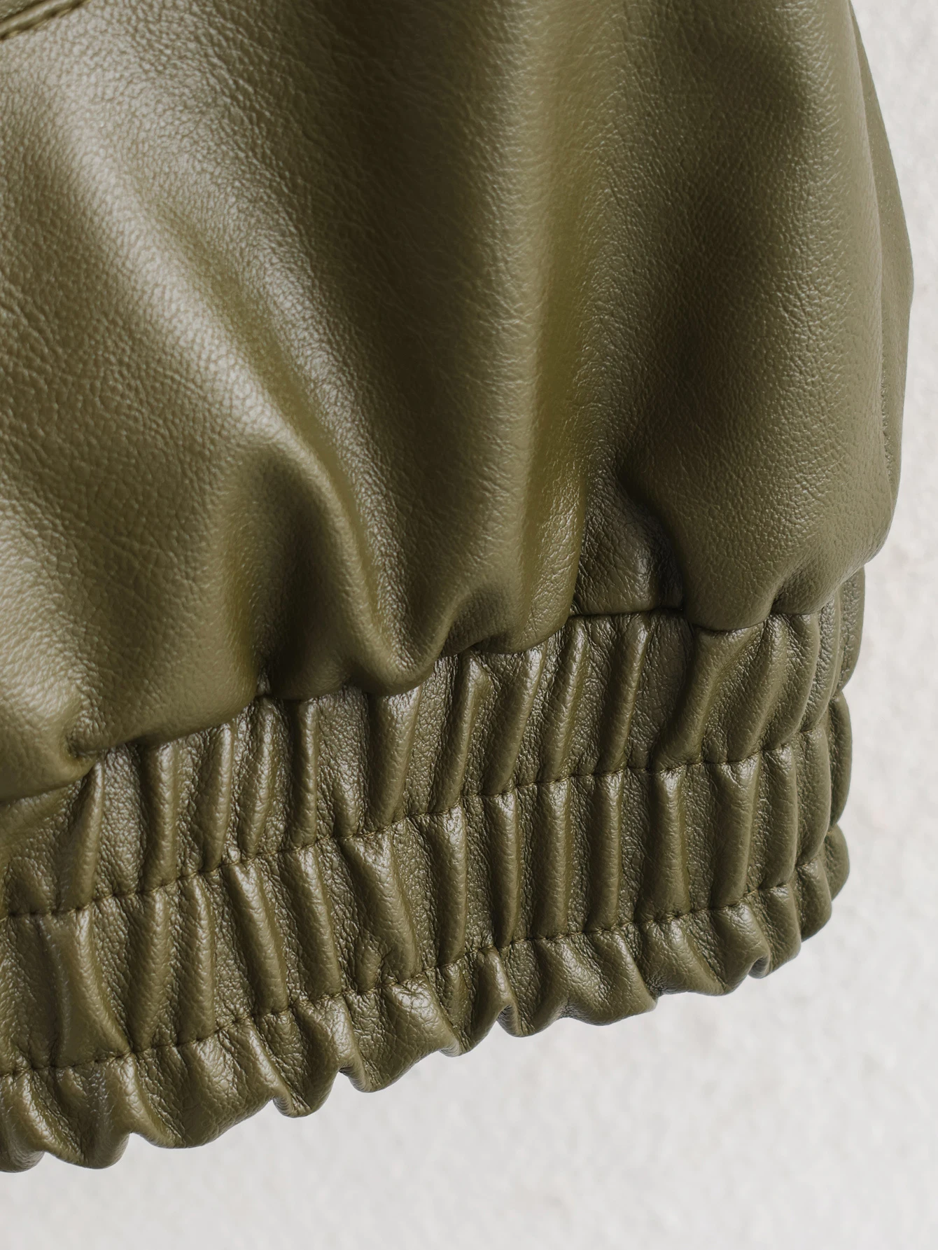 ZERAINS Autunno nuove donne abbigliamento stile retrò francese colletto POLO a maniche lunghe decorazione con cerniera giacca anti-pelle PU allentata