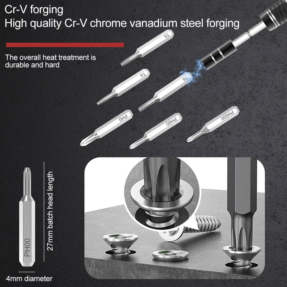 Precision Screwdriver Set 117 In 1 Set Magnetic Mini Screw Nuts Bits Electronics Repair Tool Kit for MacBook Phone