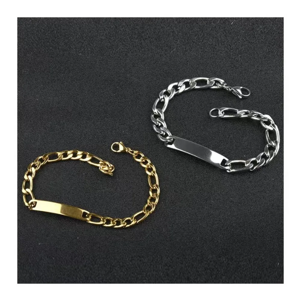 Wholesale Solid Silver 18k Gold Filled 8MM width Chain Bracelets Men Jewelry Charm Women Lady Wedding Party Gifts Bohemia 20cm