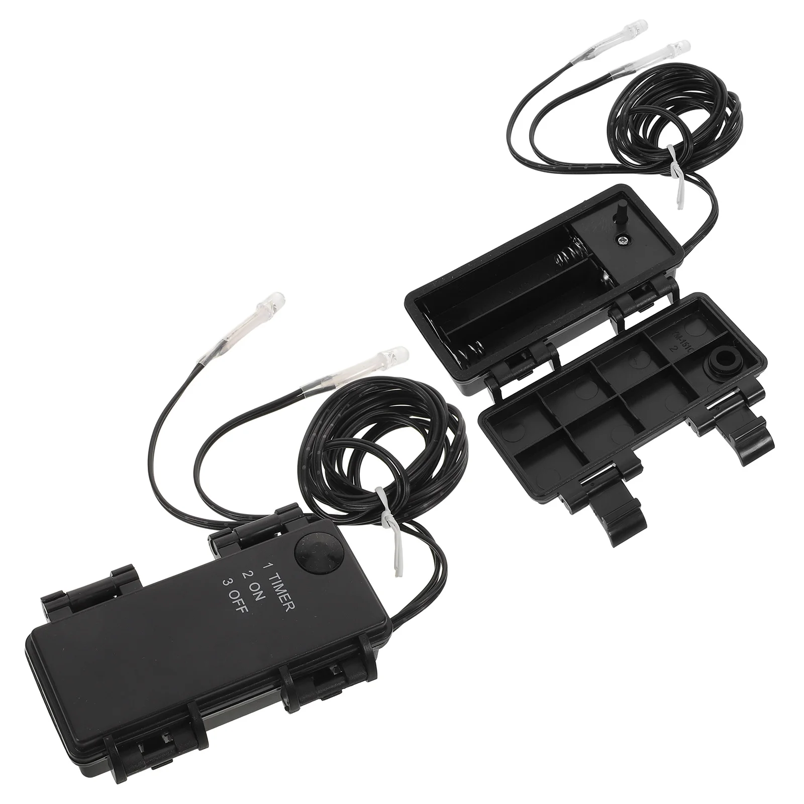 

2Pcs LED Glowing Eyes for Masks Pumpkins Tombstones Halloween Props DIY Scary Projects Outdoor Easy Install