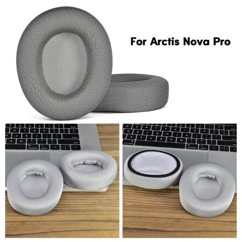 Zachte oorkussens voor Arctis NovaPro Wire, Nova7 hoofdtelefoon geluidsisolatie oorkussens K1KF