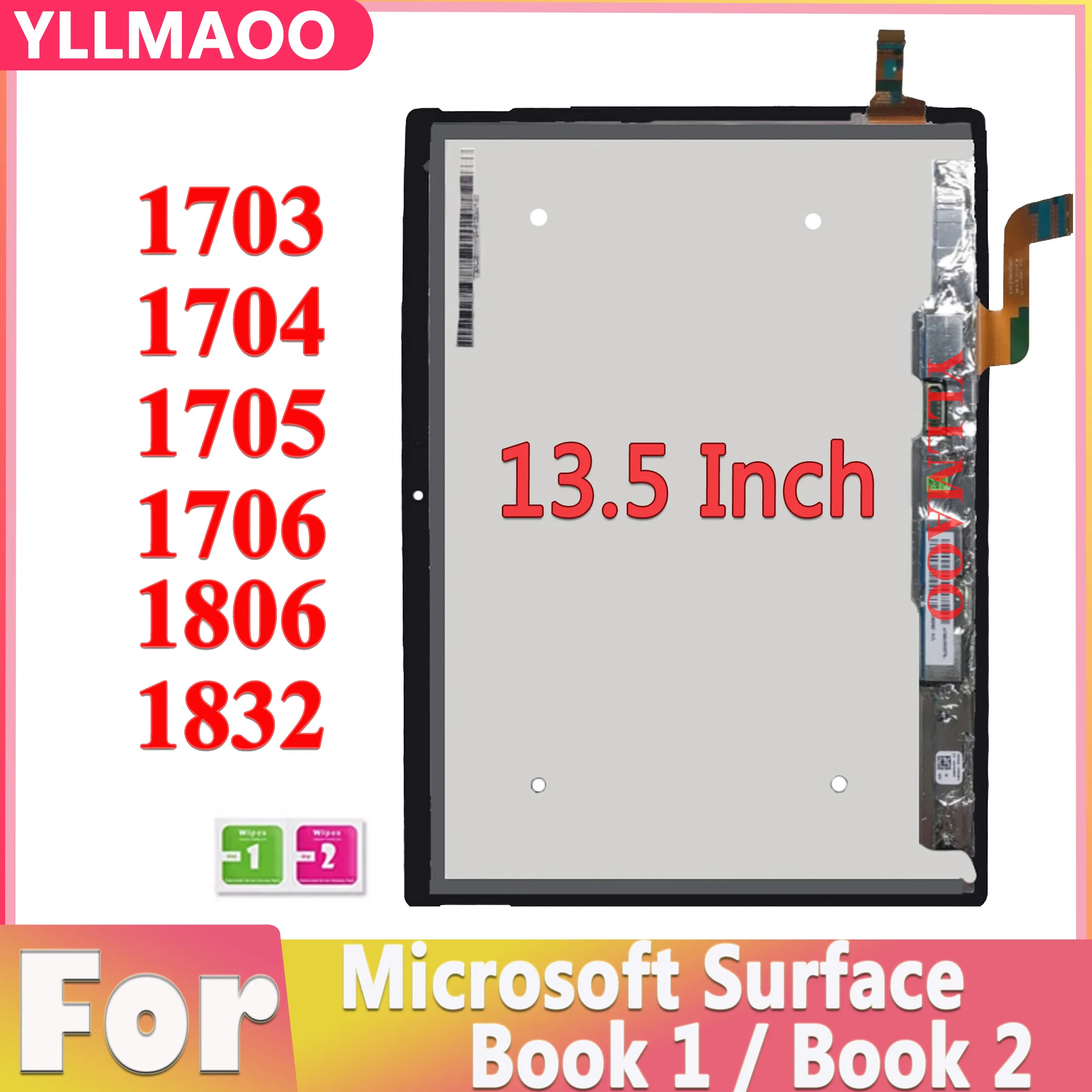 13.5'' NEW LCD For Microsoft Surface Book 1 1703 1704 1705 1706