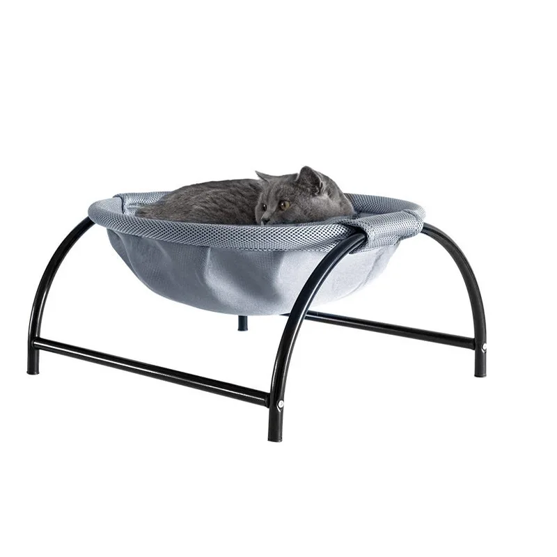 Pet Cat Removable Cat Litter Supplies Arched Bed Shelf Summer Small Dog Hammock Mesh Cat Hammock
