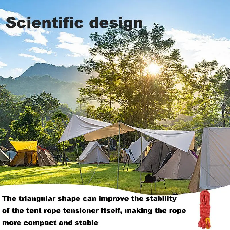 Hiking Rope Camping String Utility Rope String For Stability Survival Cord Outdoor Gear Tent Rope For Backpacking Camping Tents