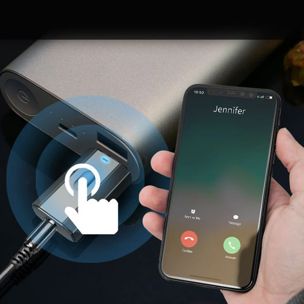 

4 In Receiver Transmitter 3.5mm Jack Wireless Audio USB Cell Phone Adapter