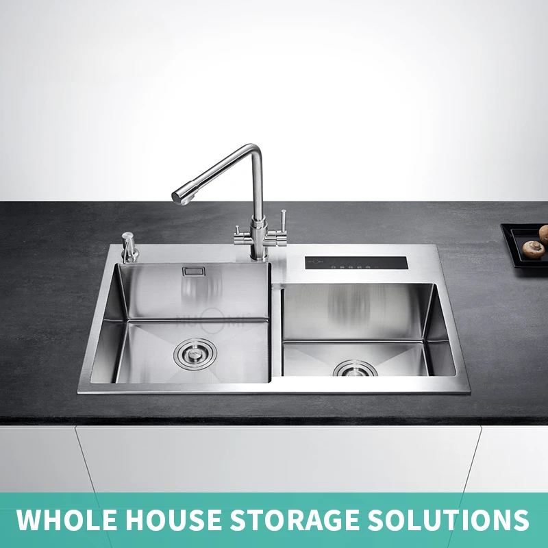 Upmarket Multifunctional Double Bowls Kitchen Sinks with RO Filter