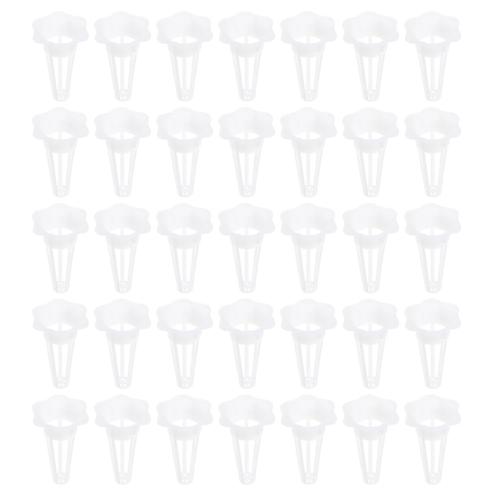 

50pcs Planting Baskets Hydroponic Baskets For Garden Supplies Soilless Growing Cups Plastic Vegetable Growth Basket Greenhouse