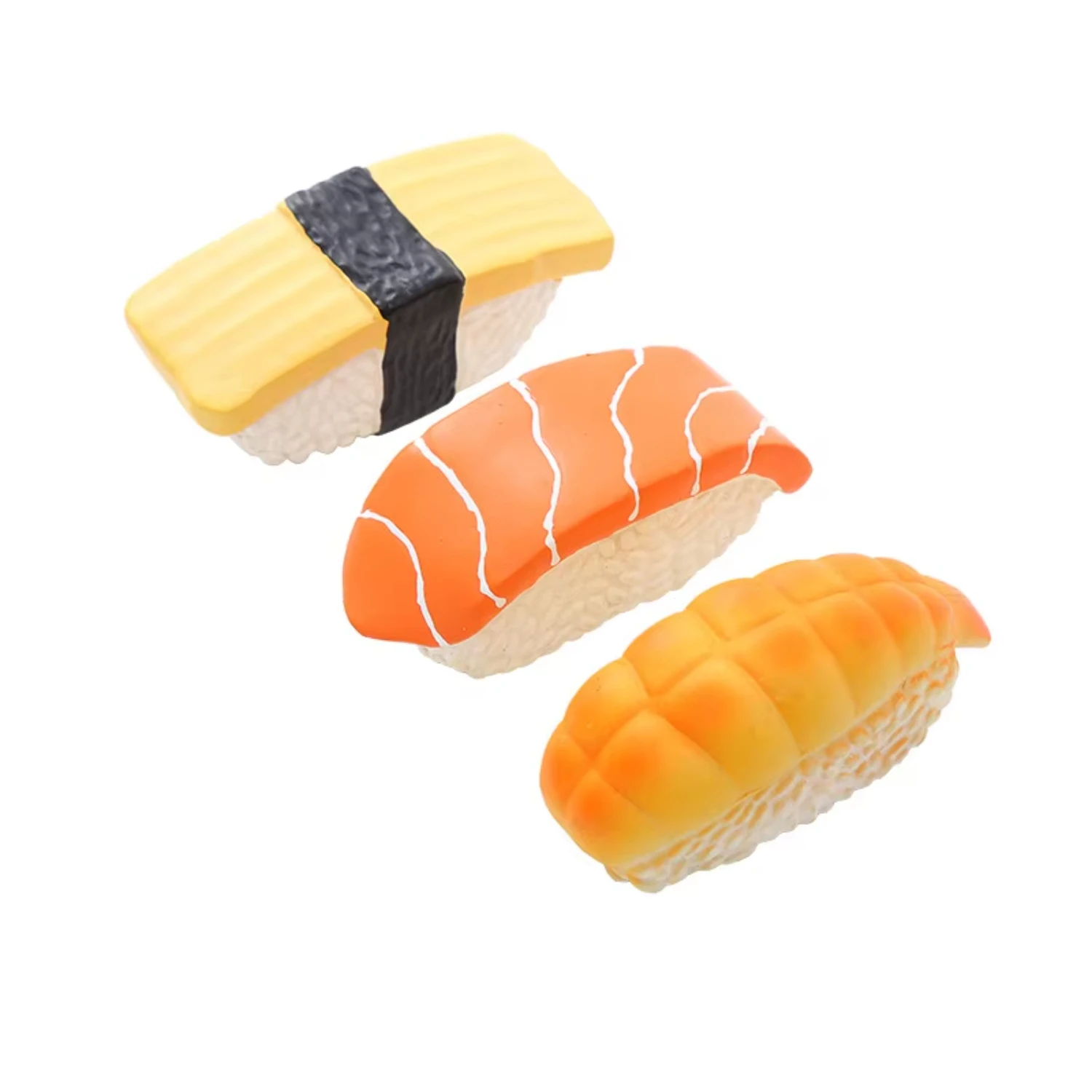 Pet Products Factory Direct Sales Sushi Shape Latex Bite Toys Explosive Interactive Play Dog Toys