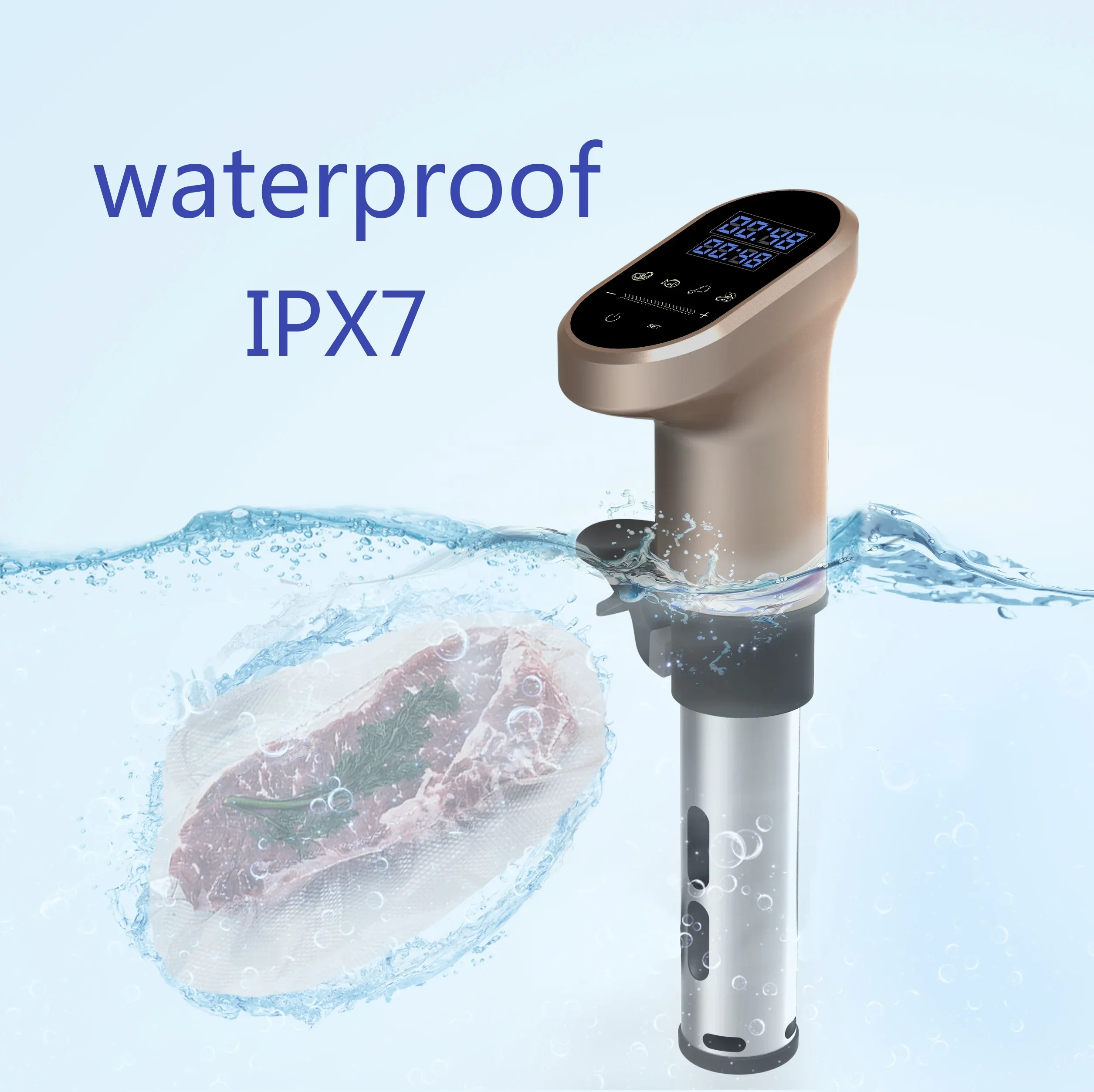 เครื่องหมุนเวียนแบบจุ่มวิดีโอแบบ Sous Vide เครื่องจักรผลิตจากประเทศจีนใหม่ล่าสุด2021