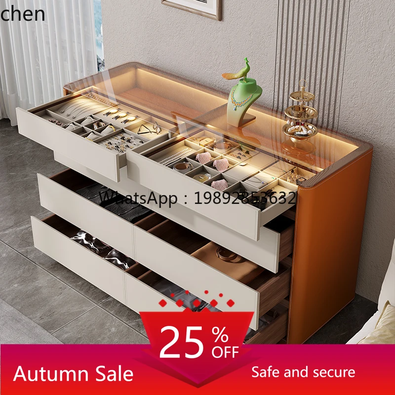 

Modern Home Wall Solid Wood Storage Cloakroom Jewelry Jewelry Display Cabinet Bucket Cabinet