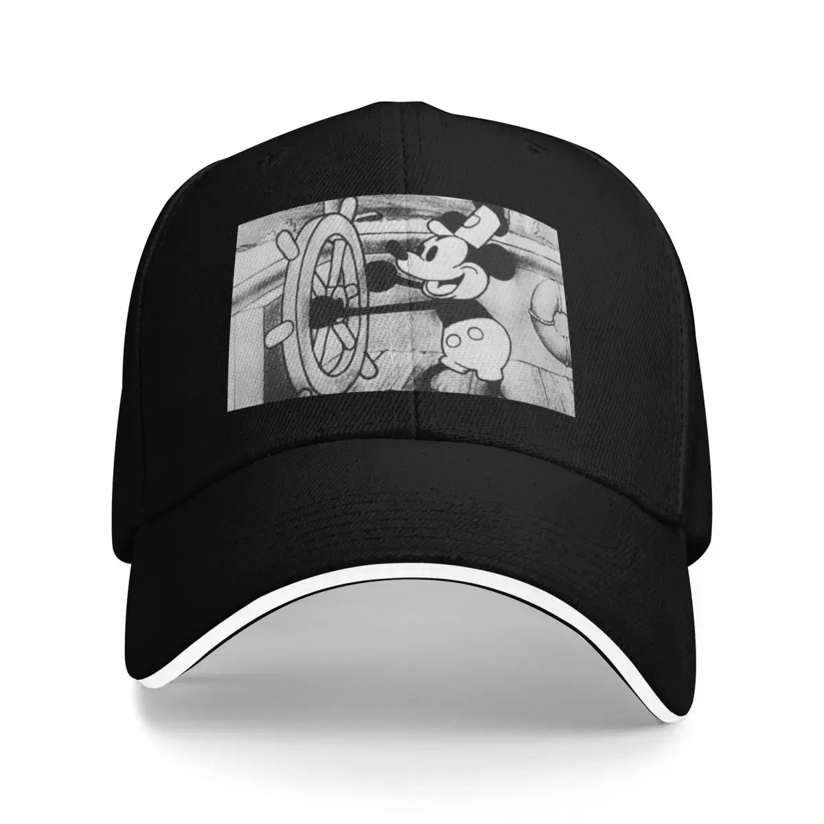 

Steamboat Willie - Vintage Retro Cartoon Animation Baseball Cap Custom Cap Golf Wear Hat Beach Female Men's