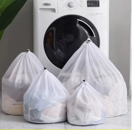 Big Size Large Washing Laundry Bag Mesh Organizer Net Dirty Bra Socks Underwear Shoe Storag Wash Machine Cover Clothes