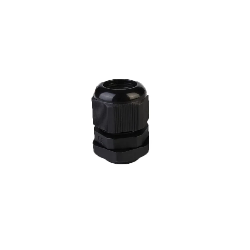 Waterproof joint nylon plastic Connector Black Color IP68 PG7/PG9/PG11/PG13/PG16/PG19/PG21/PG25/PG29 fit 3mm to 25mm wire