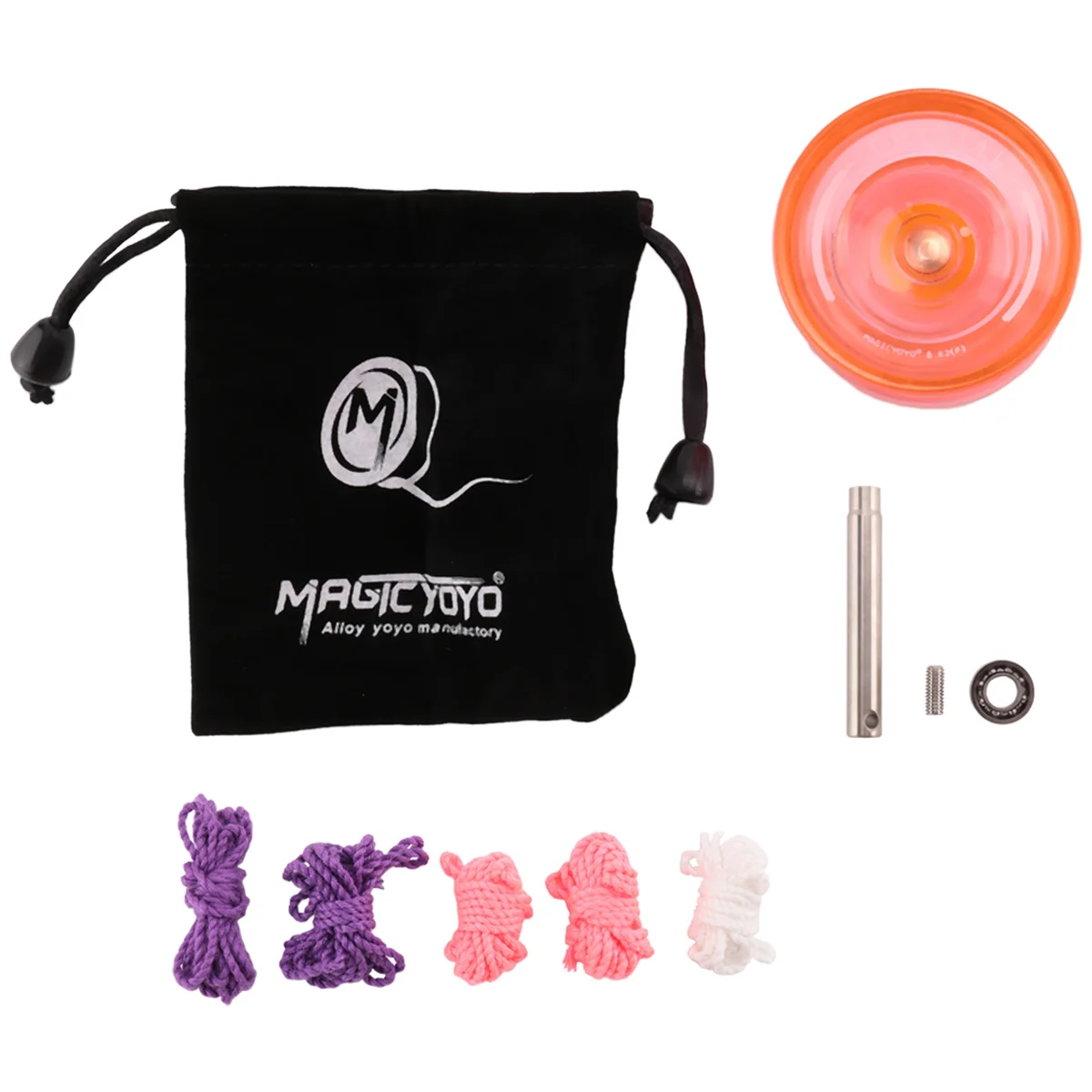 Magicyoyo-デュアルパーパスyoyo k2 plus、クリスタル、初心者、中間およびオレンジ用の交換用の設計されていないベアリング