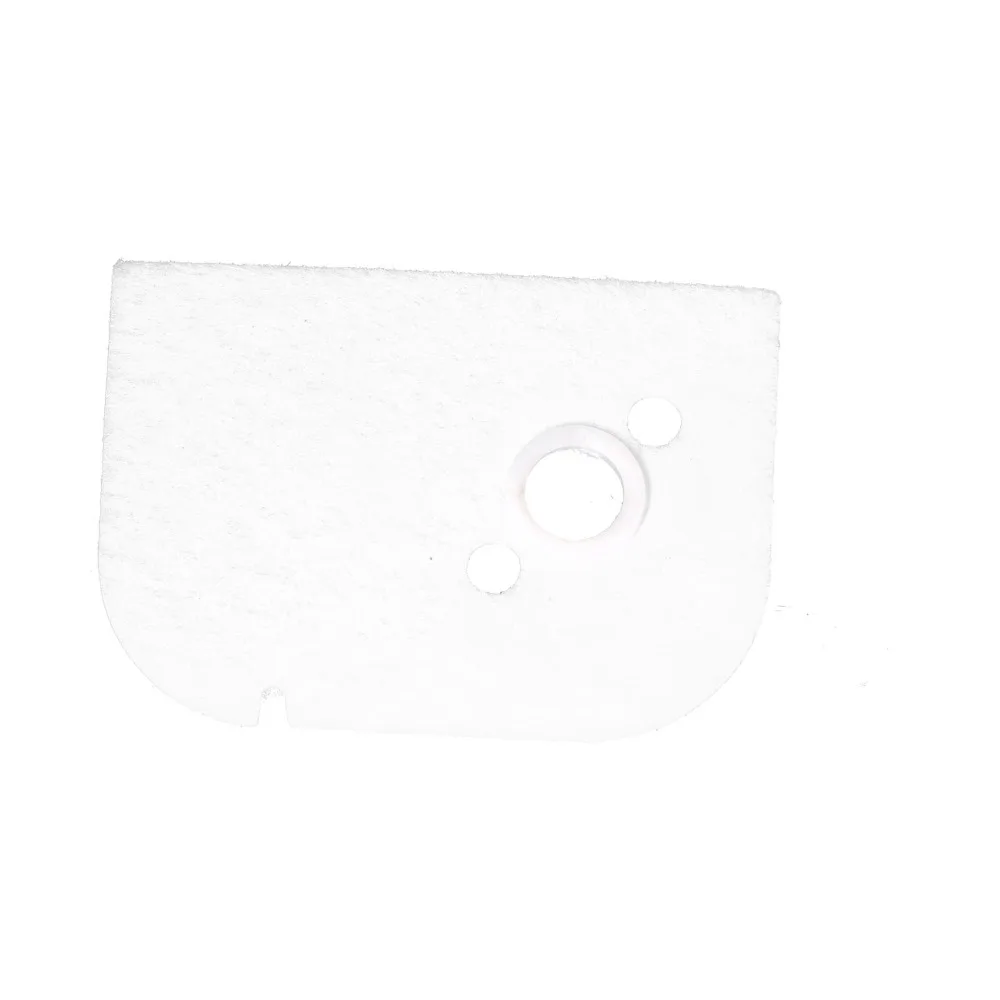 2PCS White Air Filter Replacement Filter Cotton Center Hole Chainsaw Air Filter Easy Installation Compact Chainsaw Filter