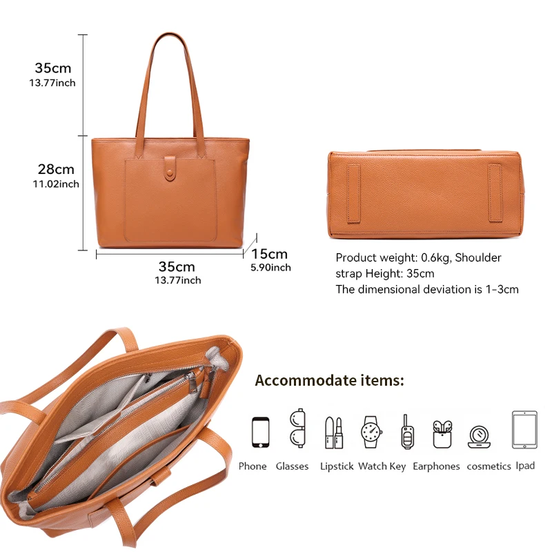 المرأة جلد البقر حقيبة كتف الموضة السيدات الفاخرة مصمم جلد البقر حقائب السيدات الرجعية سعة كبيرة حقائب التنقل سيدة