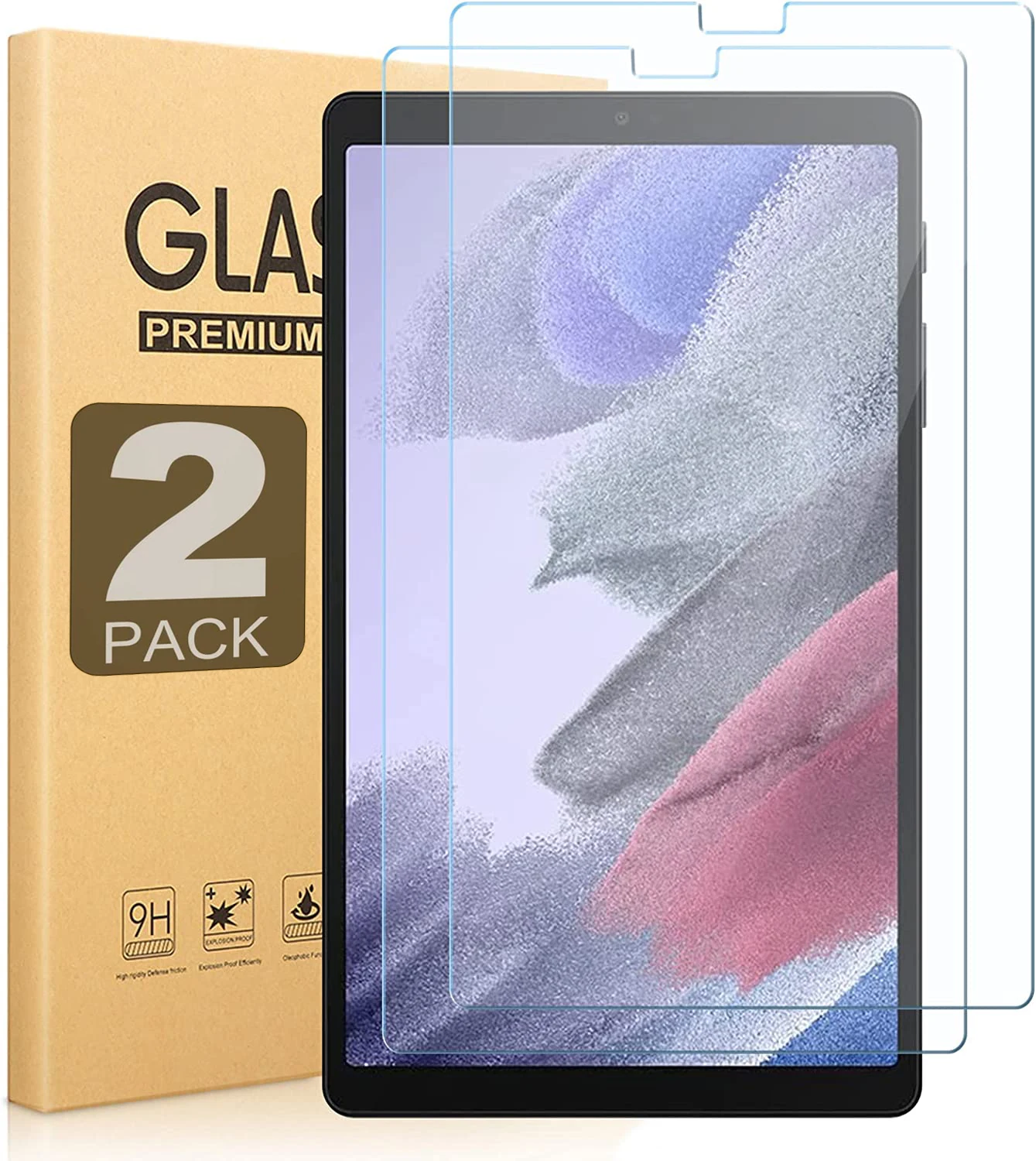 2pcs Screen Protector Tempered Glass For Samsung Galaxy Tab A7 Lite 8.7'' 2021 SM-T220 SM-T225 HD Clear Anti Scratch Tablet Film