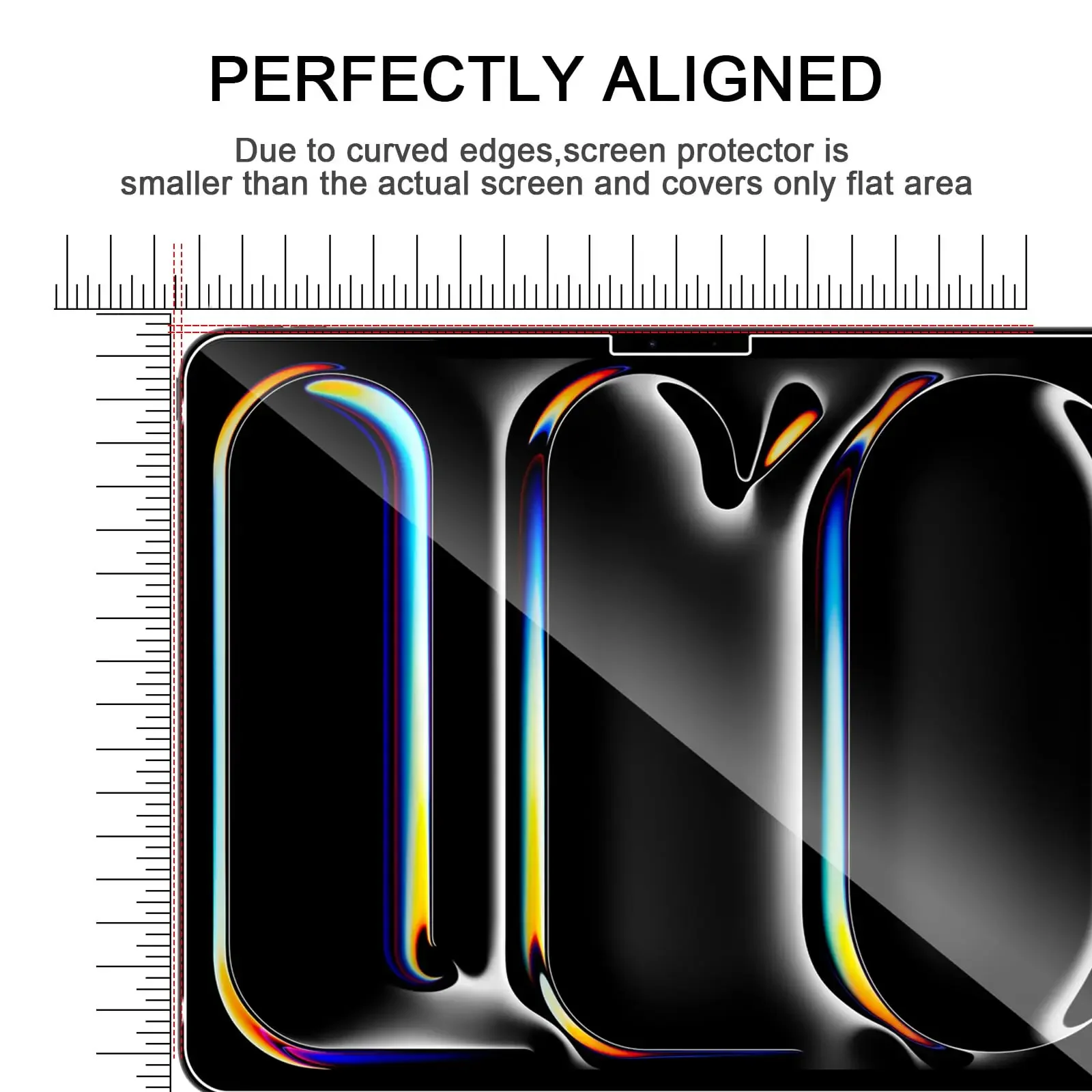 3Pcs Tempered Film for iPad Pro 13'' 2024 / iPad Air 13 Inch Tablet Screen Protector 9H Protective Glass Anti-Scratch Bubble-Fre