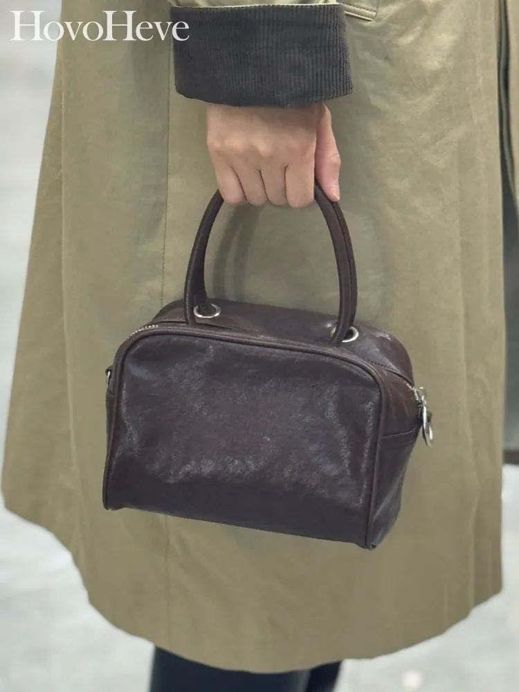 

Дизайнерская женская элегантная квадратная мини-сумка из воловьей кожи, сумка-тоут из натуральной кожи, женская модная сумка на плечо, сумка через плечо под мышками