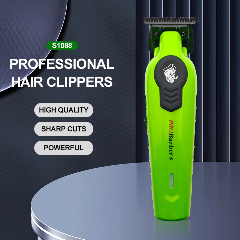 Manufacturer Professional Barber Trimmer with Charging base Cordless and Powful Motor Clippers