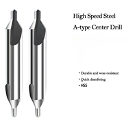 5pcs HSS Center Drill Bit set 1/2/3/4/5/6/8mm High Speed Steel Counter Sink Lathe Metalworking Mechanical Tools