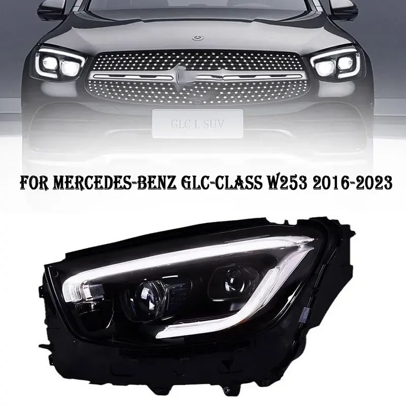 

Car Headlights For Mercedes-Benz GLC W253 2016-2023 to high style LED Auto Headlamp Assembly Projector Lens Accessories