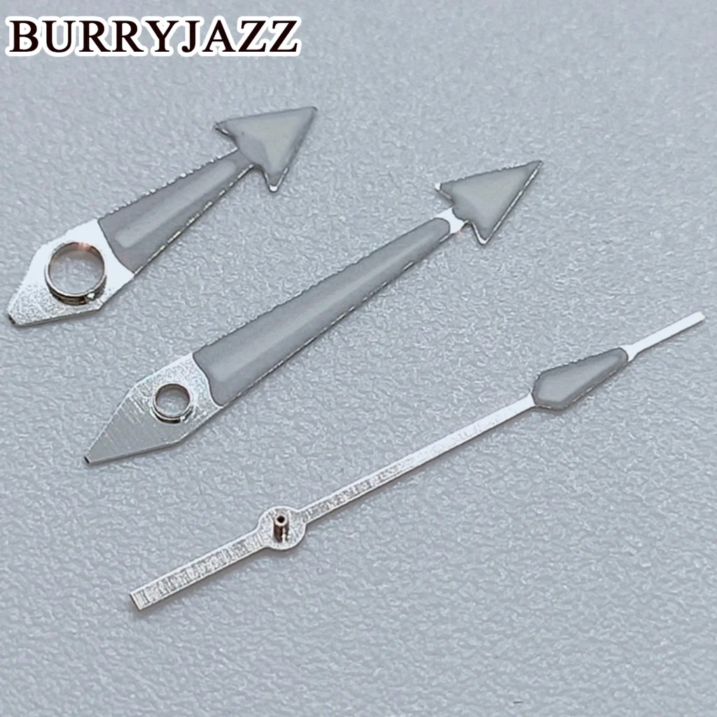 BURRYJAZZ NH35 NH36 NH38 7S26 7S36 4R35 4R36 Стрелки часов Черный Серебристый Золотой Розовое Золото Стрелки Зеленый Светящийся