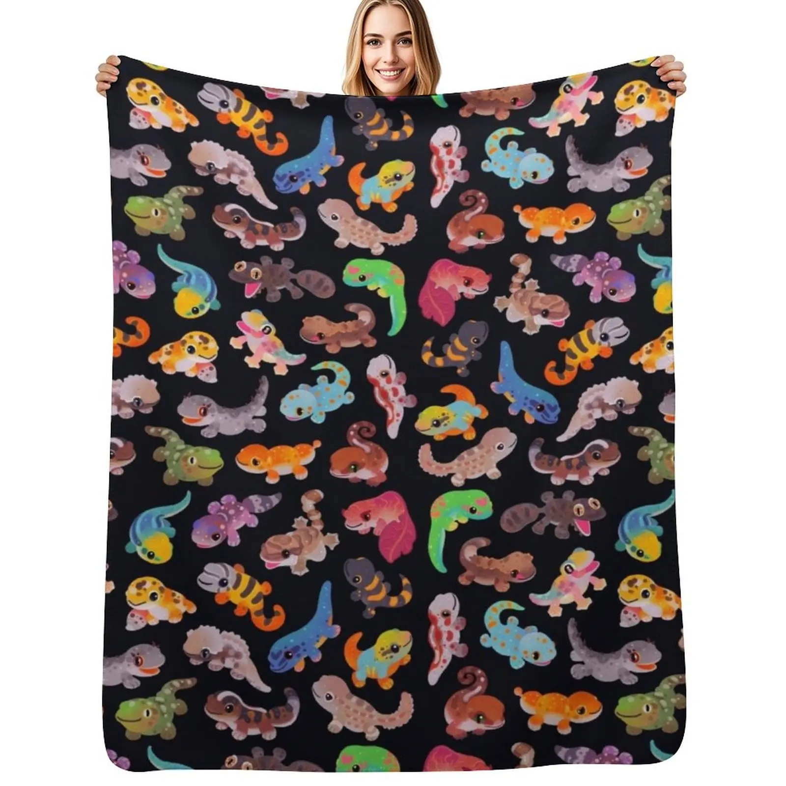 Gecko Throw Blanket halloween Luxury St Baby Luxury Throw Luxury Designer Decorative Sofa Blankets
