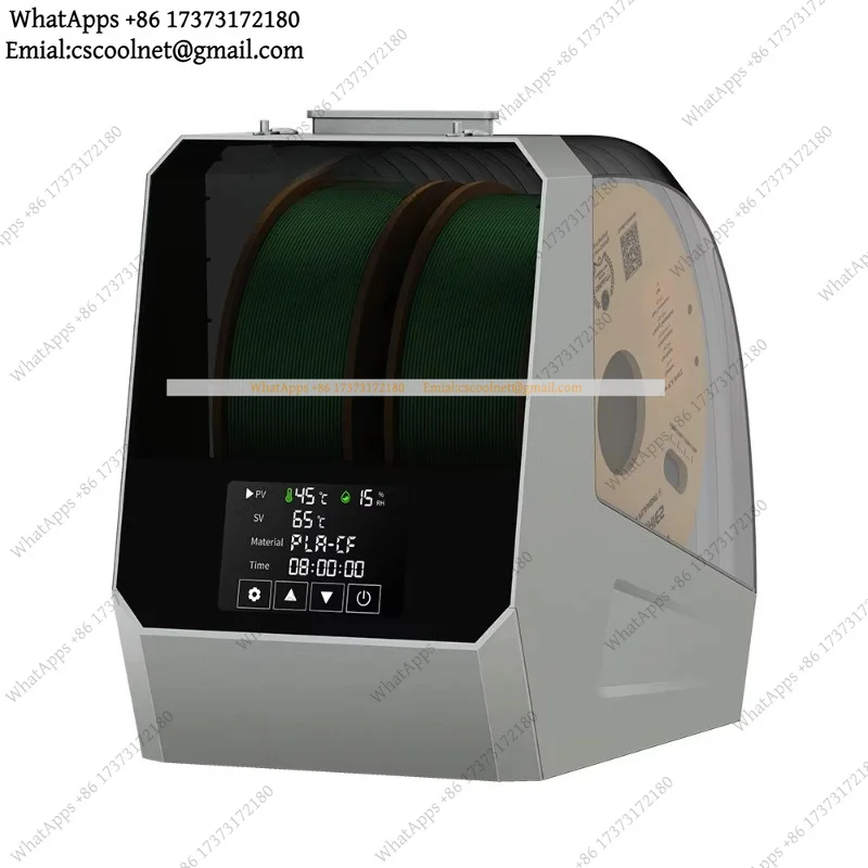 JS02 New Filament Dryer Plus Upgraded Two Rolls Capacity Double Drying for 2KG Filament Universal Version