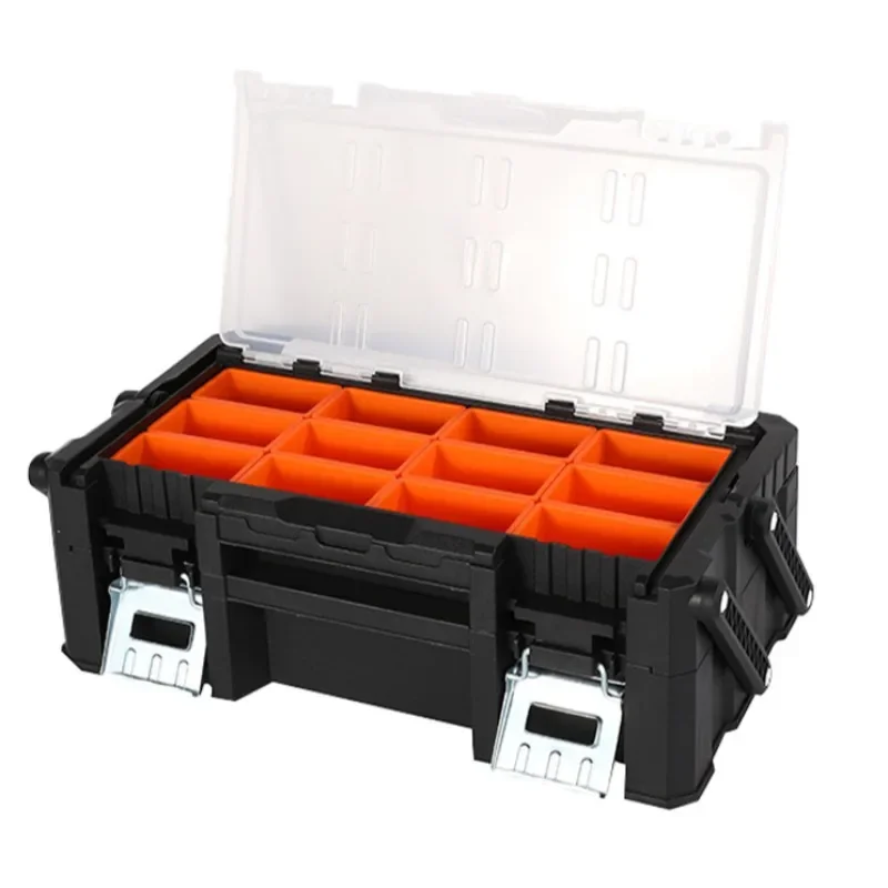 Plastic Hand Tool Box High Temperature Resistance Multi-functional Household Parts Screw Storage Boxes Moisture Tools Packaging