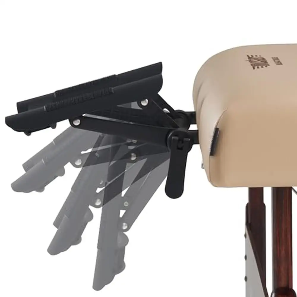 Portable Ergonomic Massage Table Face Cradle Universal Fit Adjustable Angle Rotation Height Lightweight 1.2lbs ErgoCaptain Round