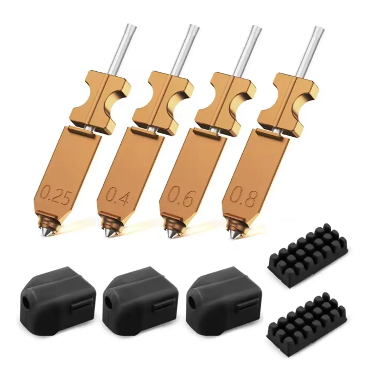 SWXF Hotend Nozzle Assembly for AD5X Upgraded Bimetallic Hardened Steel Nozzles 3D Printer Replacement Parts