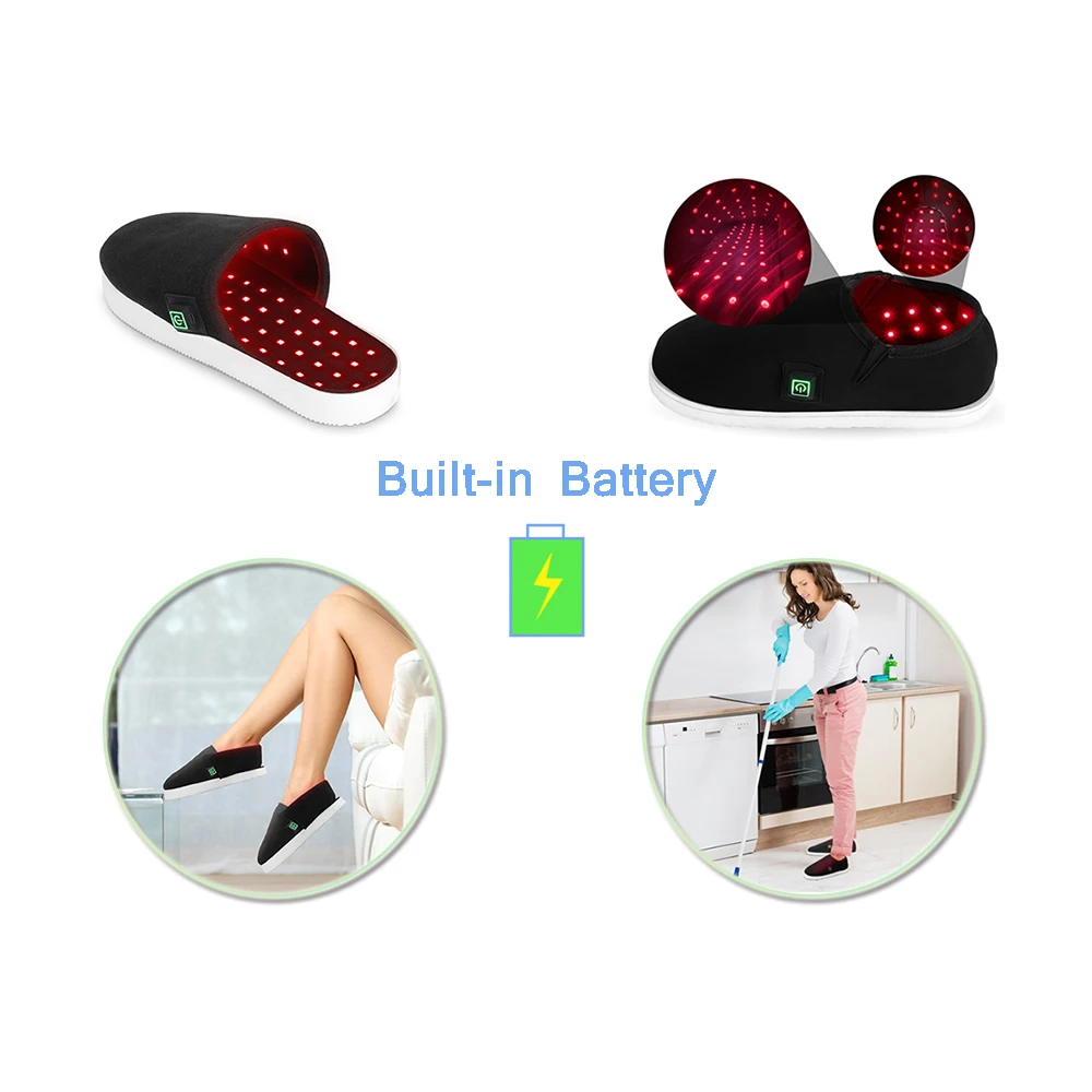 

ATV&UTVLed Red Light Therapy Slipper Shoe for Feet