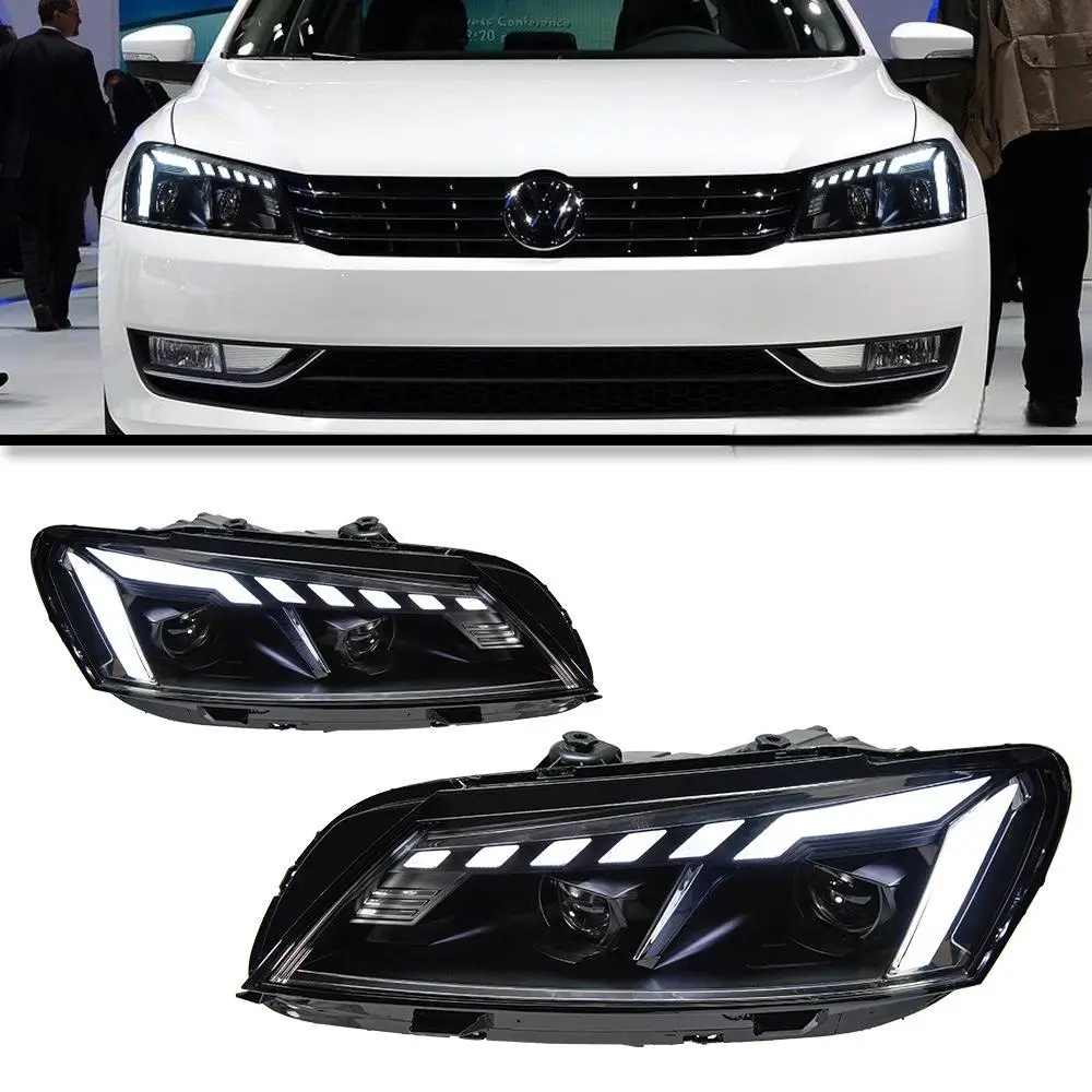 

Factory LED for Volkswagen Passat B7 2011-2016 Head Lights High Quality Assembly DRL Start up Animation Front Light