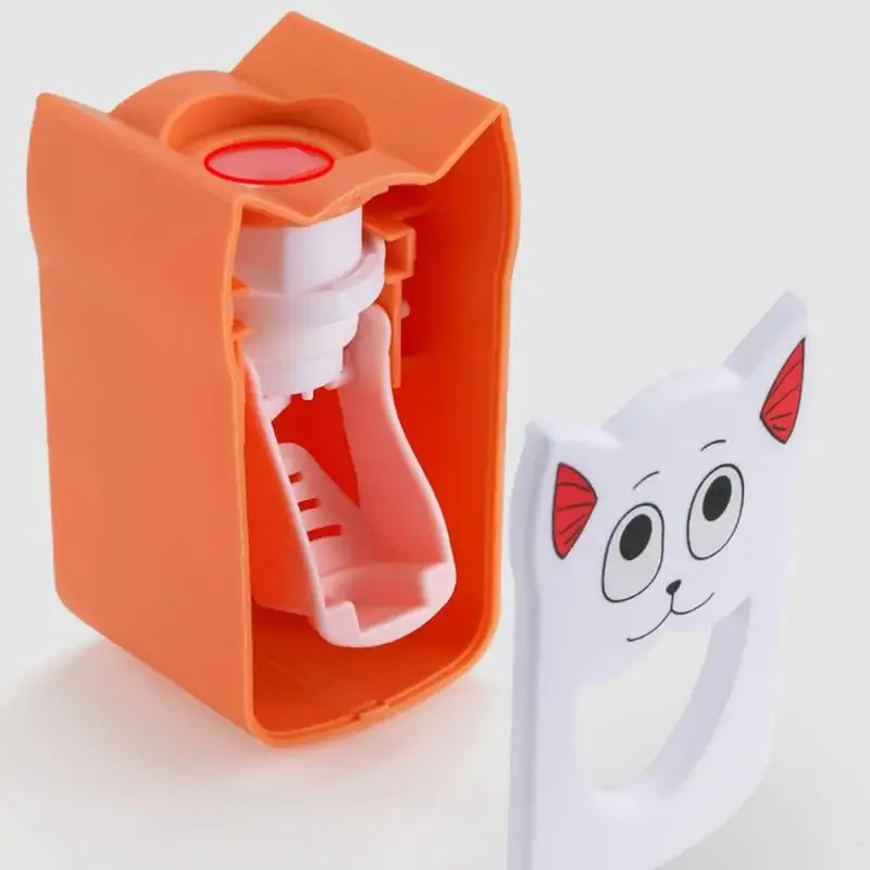 1 Pcs Animal Easy Toothpaste Dispenser Automatic Toothpaste Squeezer Wall Mount Portable Cute Multicolor Dust-proof Children