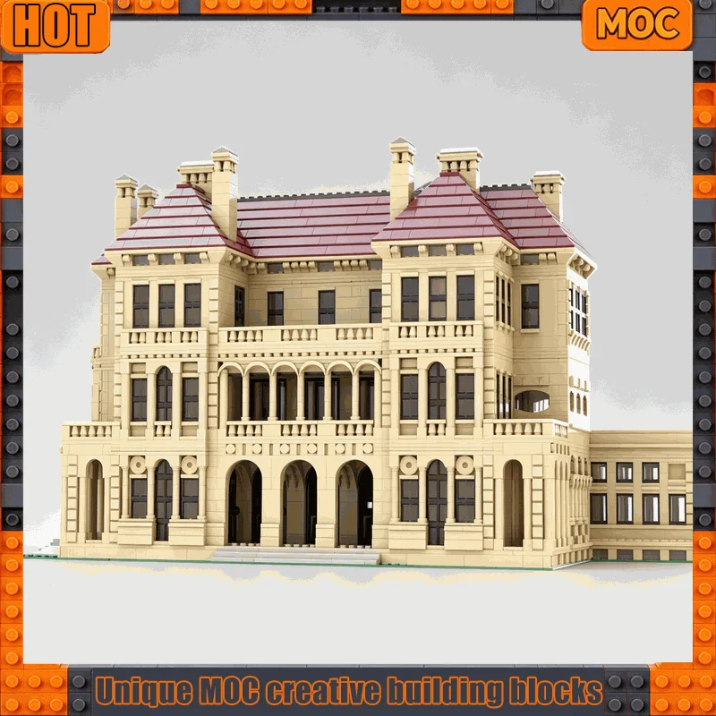 NEW 7894PCS Victorian Mansion Modular Building Blocks Custom Model Kit Creative Assembly Toy For Home Office Room Decor Display