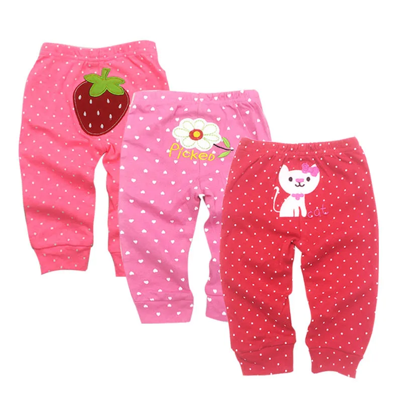 3 Packs Unisex Baby Pants Spring Summer Kids Harem PP Trousers Cotton Knitted Boy Girl Toddler Leggings Newborn Infant Clothing