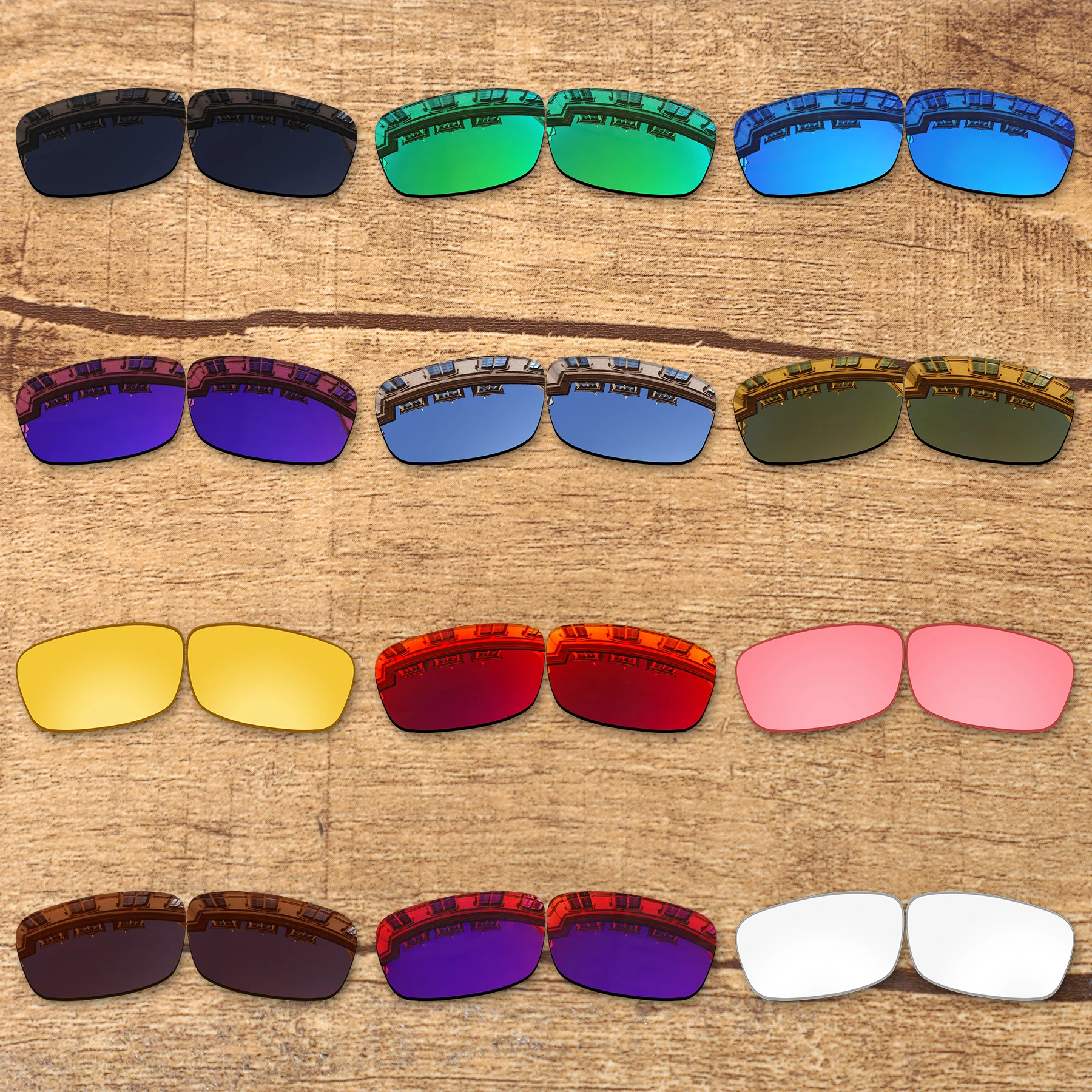 

Vonxyz 20+ Color Choices Polarized Replacement Lenses for-Oakley Bottle Rocket 4.0 Frame