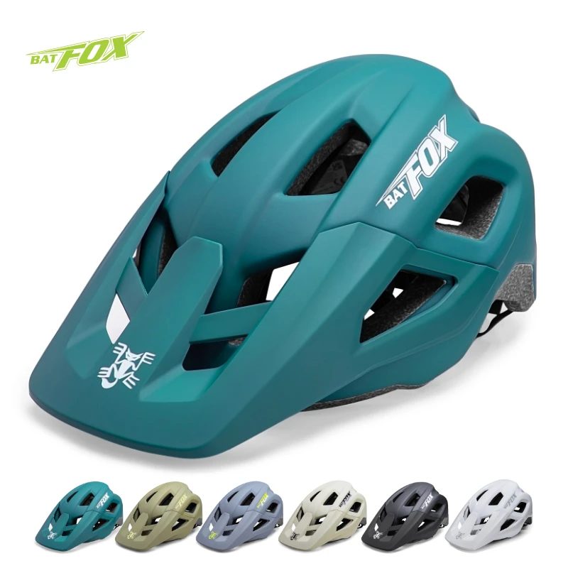 

BATFOX-New Mountain Bike Helmet Detachable Integrally-Molded Sports Safety Protection Outdoor Mountain Road Bicycle Helmet