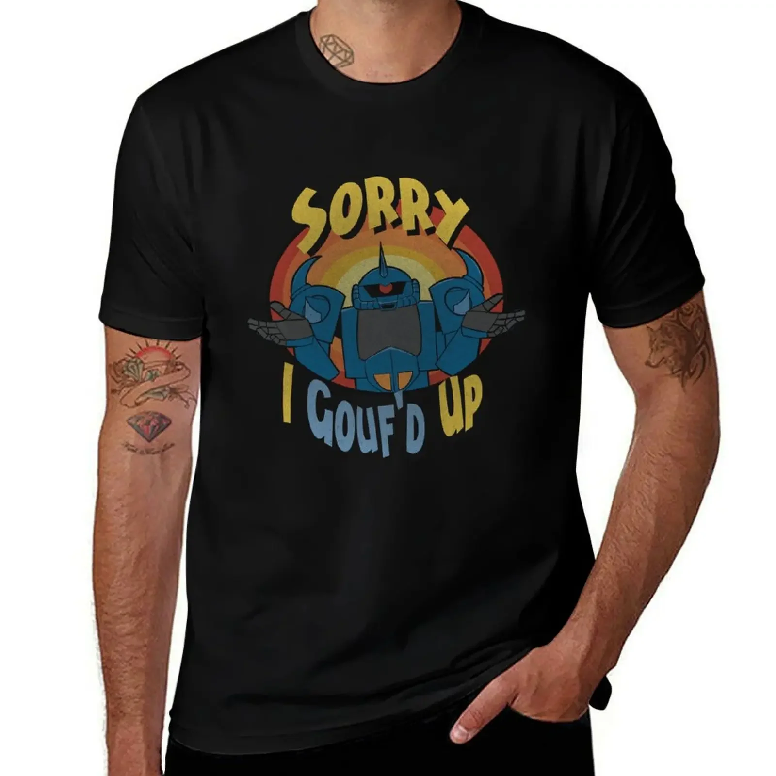 

Sorry I Gouf'd Up T-Shirt sports fans Blouse men workout shirt