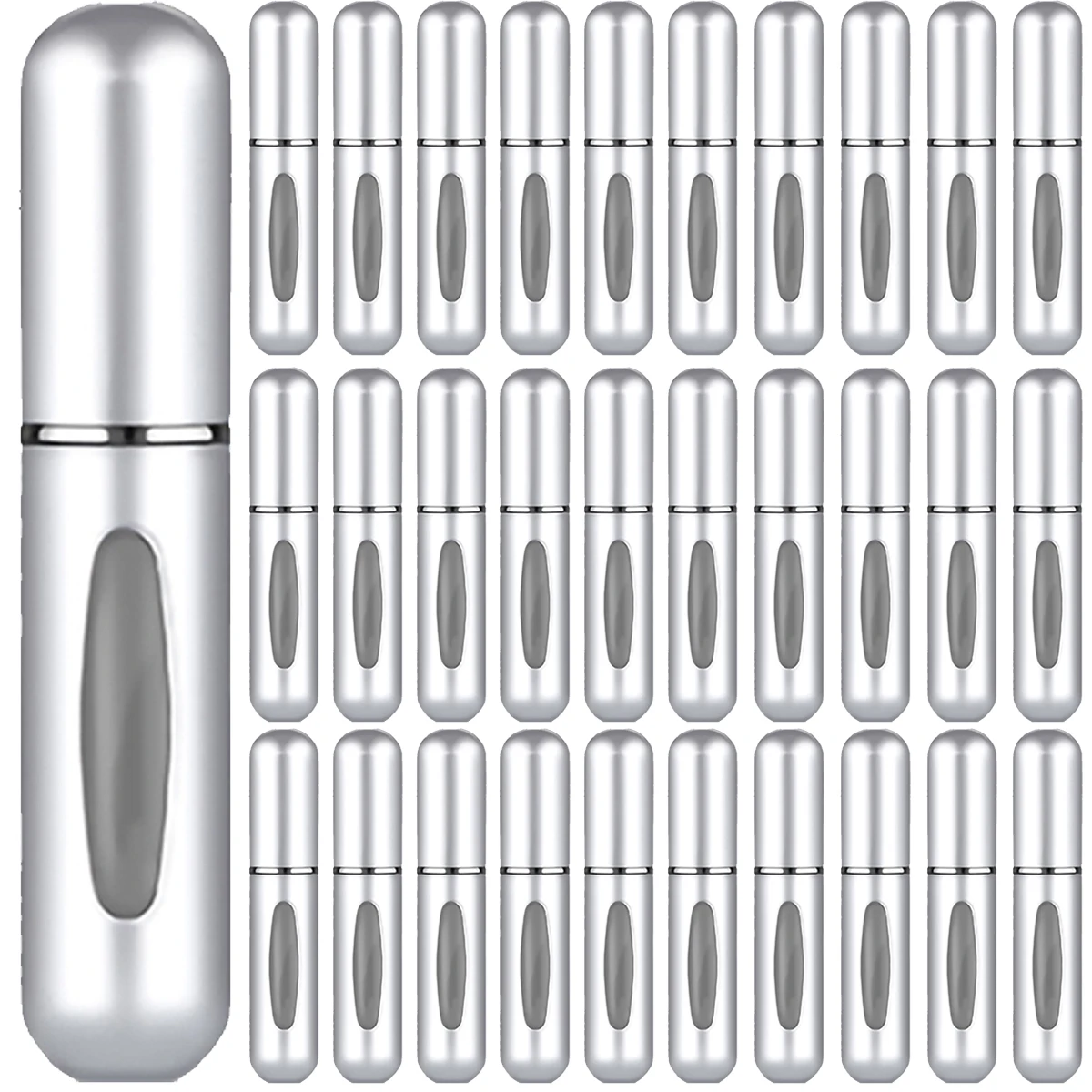 3/5/10/20/30 stücke 5 ml Parfüm Zerstäuber Tragbare Flüssigkeit Behälter Für Kosmetik Reisen Mini aluminium Spray Nachfüllbare Flasche – Detail 1