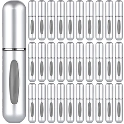 3/5/10/20/30pcs 5ml Perfume Atomizer Portable Liquid Container For Cosmetics Traveling Mini Aluminum Spray Refillable Bottle