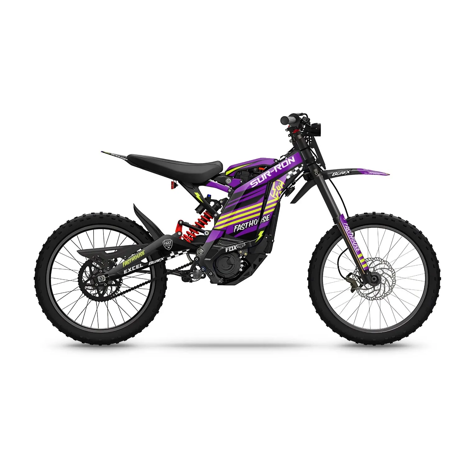 Motorcycle Body Fairing Sticker Decal Protective  eBike eMoto Full Graphic Kit For Surron Light Bee X  Design -47