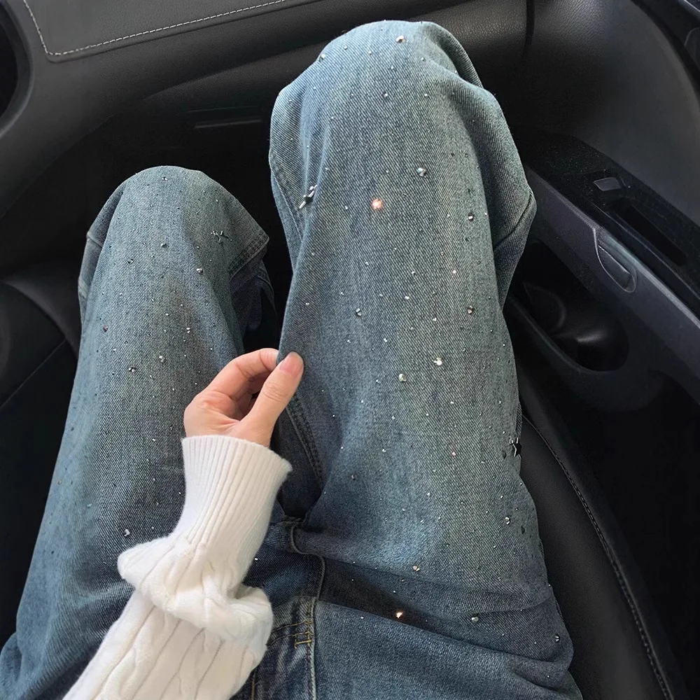 

Jeans for women Spring and Autumn 2026 new design loose and wide leg pants for women