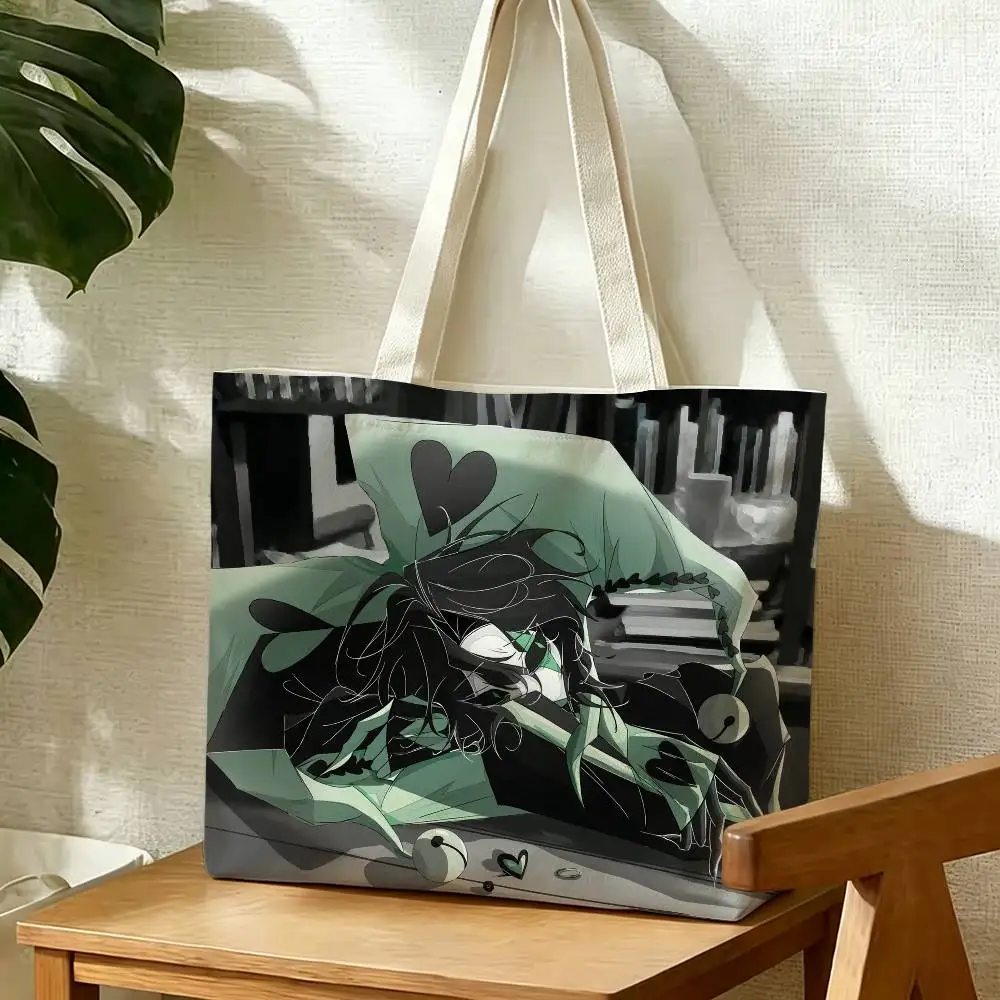 T-The F-Freak C-Circus H-Harlequin Storage Bags Double-Sided Print Large Tote Bag Durable Beach Picnic Foldable Gift Eco 2