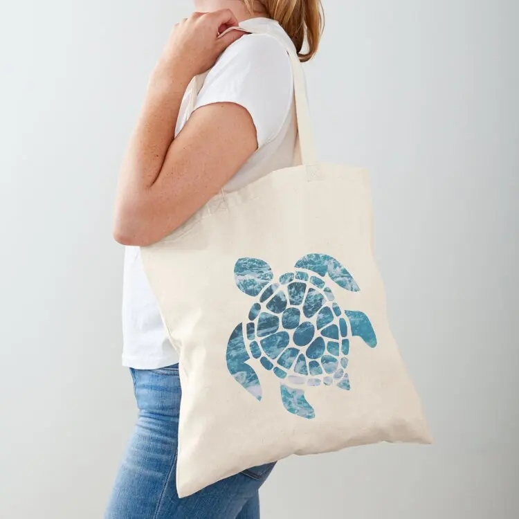 Ocean Sea Turtle Tote Bag Women's shopper Handbags Women's bags university shopper bag