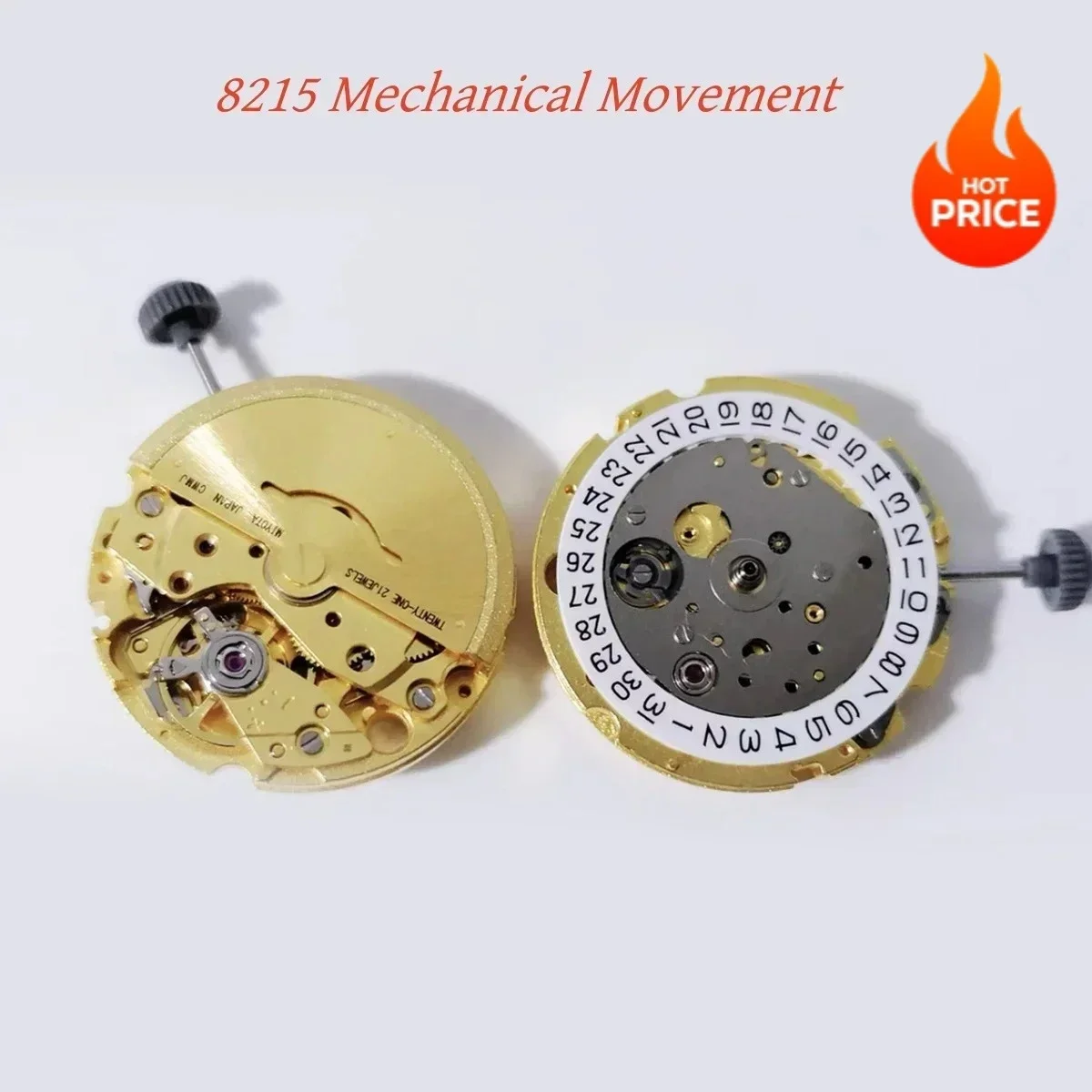 

Miyota 8215/8205 Mechanical 21 Jewels Automatic Movement GMT Date Double Calendar Setting Precision Watch Accessories